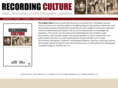 recordingculture.org