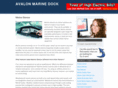 avalonmarinedock.com