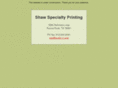 shawspecialtyprinting.com