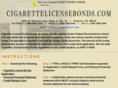 cigarettelicensebond.com