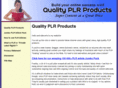 qualityplrproducts.com