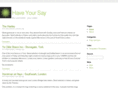 haveyoursay.org