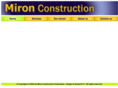 mironconstruction.com