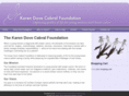 karendovecabralfoundation.com