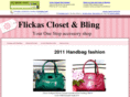 flickasclosetandbling.com