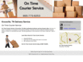 ontimecourierknoxville.com