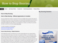 howtostopsnoringnow.com
