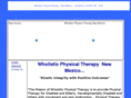 wholisticphysicaltherapynewmexico.com