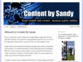 contentbysandy.com