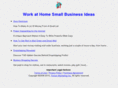 workathomesmallbusinessideas.com