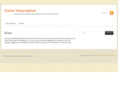 onlinetranscription.info