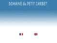 domainepetitcarbet.com