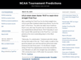 ncaatournamentpredictions.com