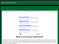 whatisasecuredcreditcard.com