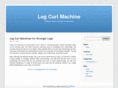 legcurlmachine.com