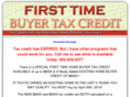 firsttimebuyertaxcredit.net