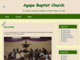 agapebaptistntinda.com