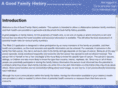 agoodfamilyhistory.com