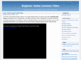 beginnerguitarlessonsvideo.org