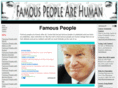 famouspeoplearehuman.com
