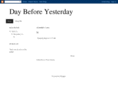 daybeforeyesterday.com