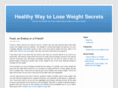 healthywaytoloseweightsecrets.com