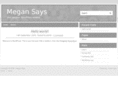 megansays.com
