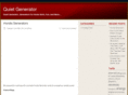 quietgenerator.info