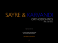 sayreandkarvandiortho.com