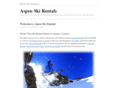 aspenskirentals.net