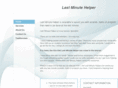 lastminutehelper.com
