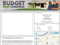 budgetpestcontroltoronto.com