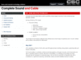 completesoundandcable.com