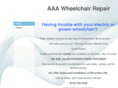 aaawheelchairrepair.com
