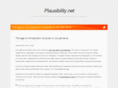 plausibility.net