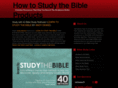 howtostudythebible.biz