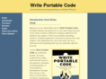writeportablecode.com