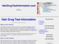 hairdrugtestinformation.com