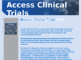 accessclinicaltrials.org