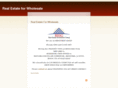 realestateforwholesale.com