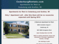 cedarburgrentals.com