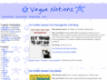 vaguenotions.com