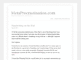 metaprocrastination.com