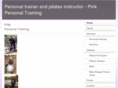 pinkpersonaltraining.co.uk