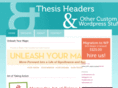 customthesisheader.com