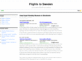 flightstosweden.net