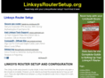 linksysroutersetup.org