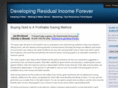 developingresidualincomeforever.com