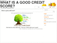 whatisagoodcreditscore.info