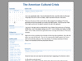 americanculturalcrisis.com